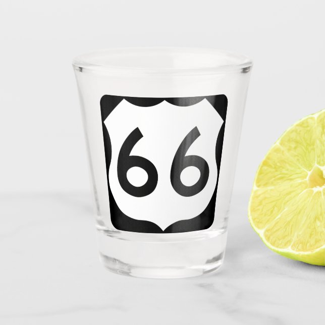Vaso De Chupito Ruta 66 (Anverso)
