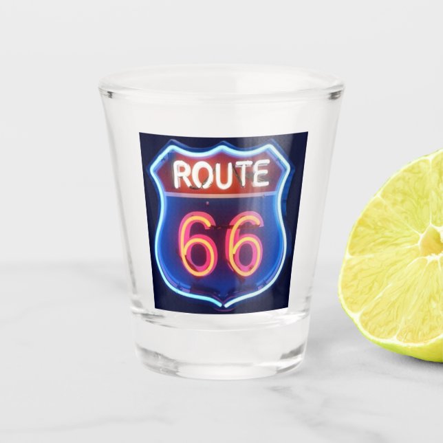 Vaso De Chupito Ruta 66 (Anverso)