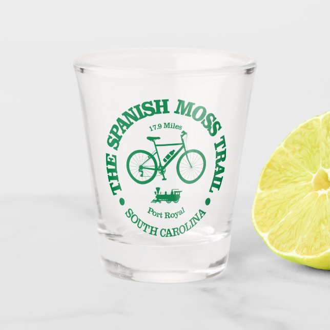 Vaso De Chupito Ruta española del Moss (ciclismo) (Anverso)