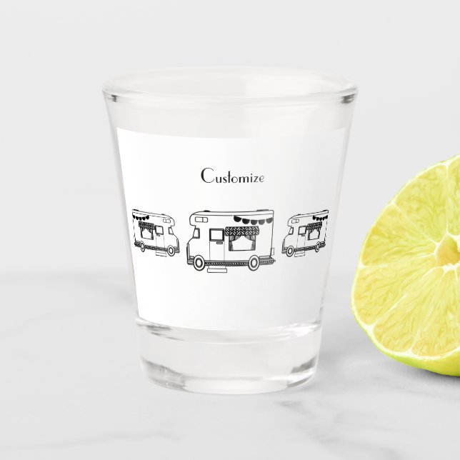 Vaso De Chupito RV Camper Caravana Thunder_Cove  (Anverso)