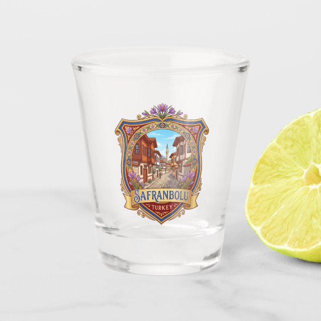 Vaso De Chupito Safranbolu Turquía (Anverso)