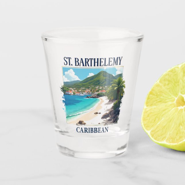 Vaso De Chupito Saint-Barthélemy (Anverso)