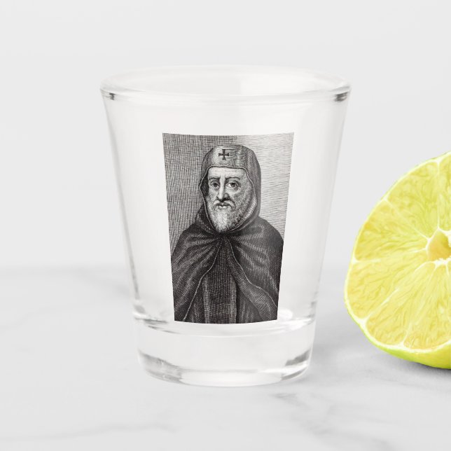 Vaso De Chupito Saint Éphrem, el teólogo cristiano sirio (Anverso)