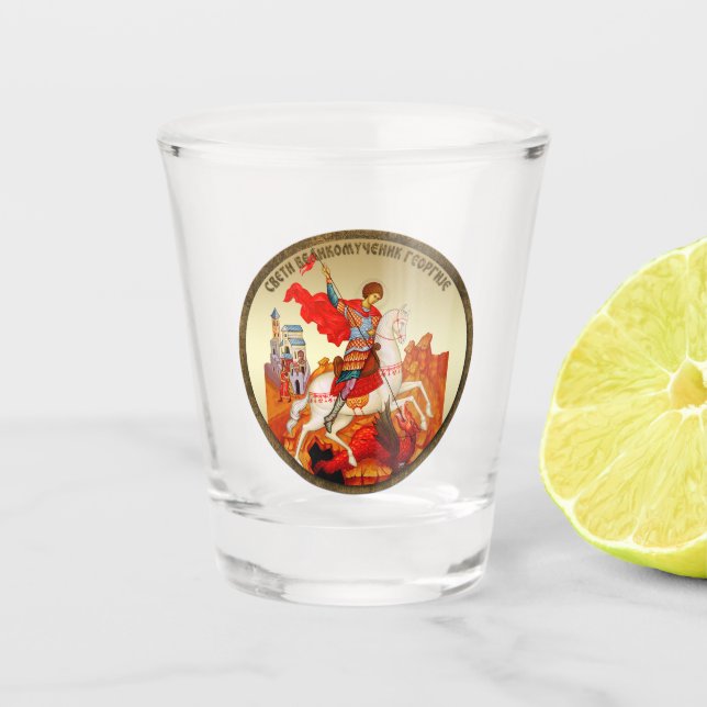 Vaso De Chupito Saint George the Great Martyr (Anverso)