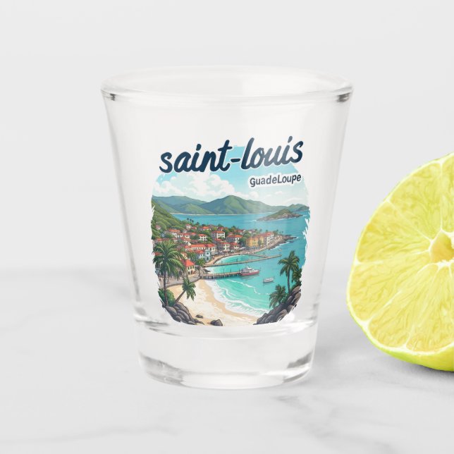 VASO DE CHUPITO SAINT-LOUIS GUADELOUPE (Anverso)