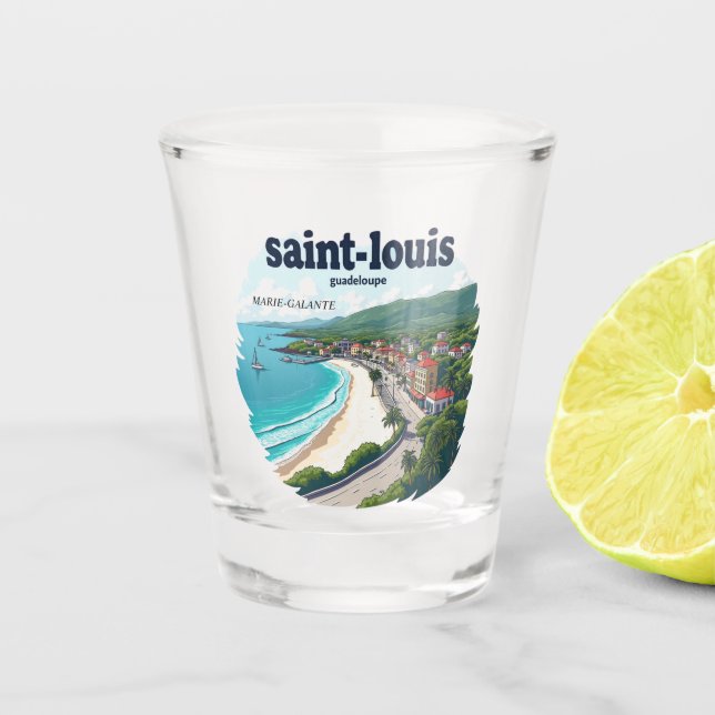 VASO DE CHUPITO SAINT-LOUIS GUADELOUPE (Anverso)