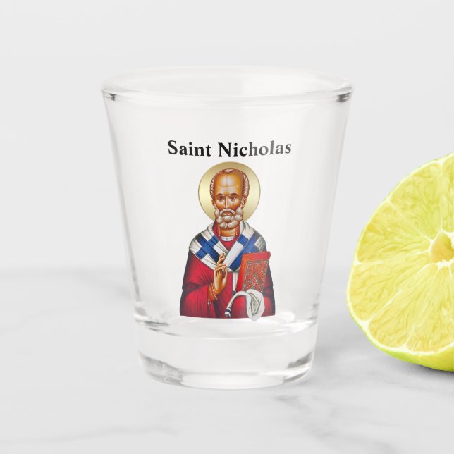 Vaso De Chupito Saint Nicholas Keychain eng (Anverso)