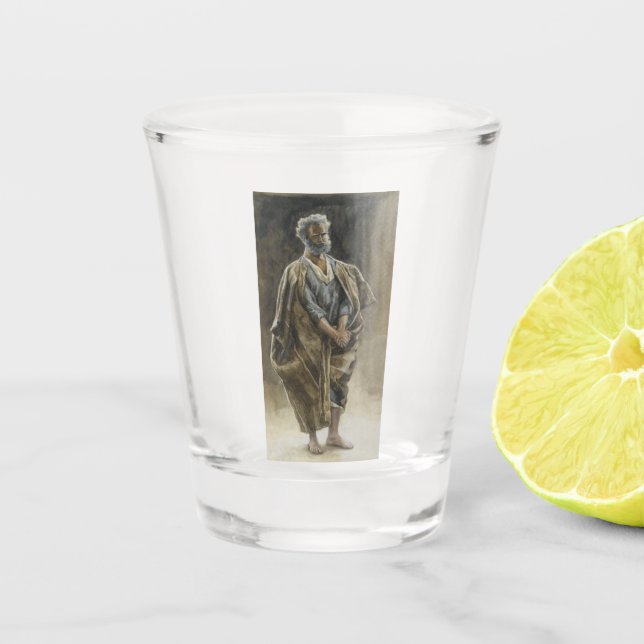 Vaso De Chupito Saint Peter Apostle by James Tissot  (Anverso)