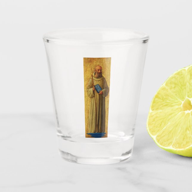 Vaso De Chupito Saint Romuald, fundador de la Camaldolese (Anverso)