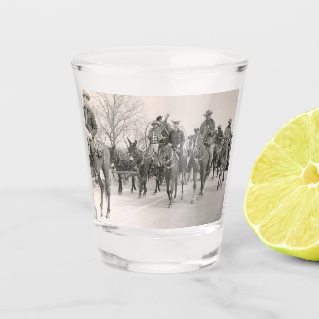 Vaso De Chupito Salada Occidental Gras Trail Ride Vaqueros Vaquero (Anverso)