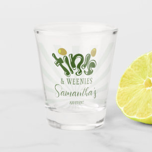 Vaso De Chupito Salchichas verdes y divertida fiesta de cumpleaños
