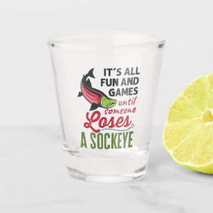 Vaso De Chupito Salmon Fishing Fisher Fun Games Sockeye