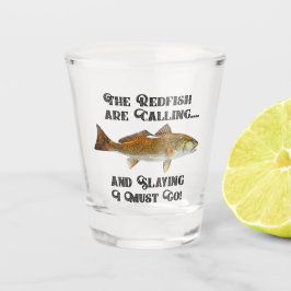 Vaso De Chupito Salmones divertidos que llaman pescados del