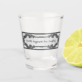 Vaso De Chupito Salud, felicidad, amor, risa