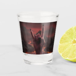 Vaso De Chupito Saludo Satánico