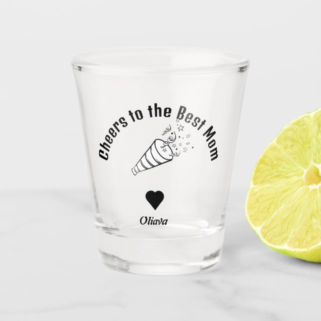 Vaso De Chupito Saludos a los mejores regalos únicos de personaliz (Anverso)