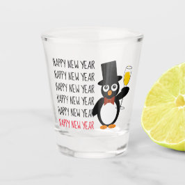 Vaso De Chupito Saludos Al Cristal De Año Nuevo