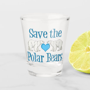 Vaso De Chupito Salvar los osos polares