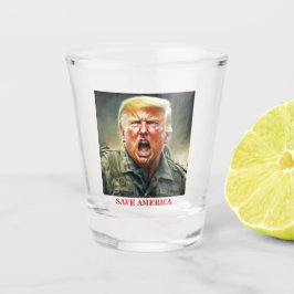Vaso De Chupito Salvemos a Estados Unidos con Trump - Unidos estam