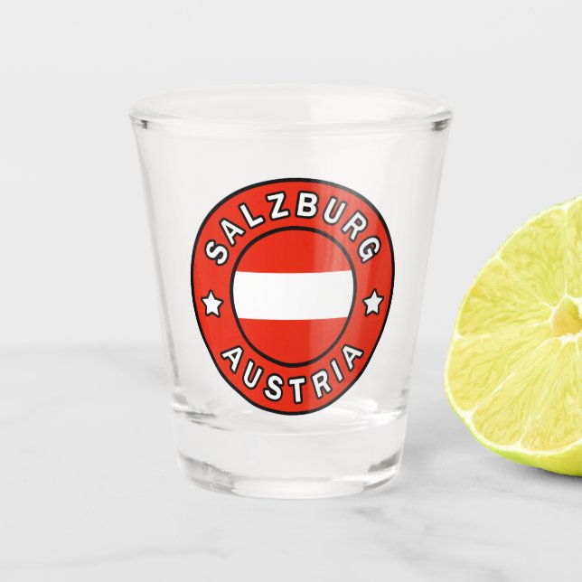 Vaso De Chupito Salzburgo Austria (Anverso)
