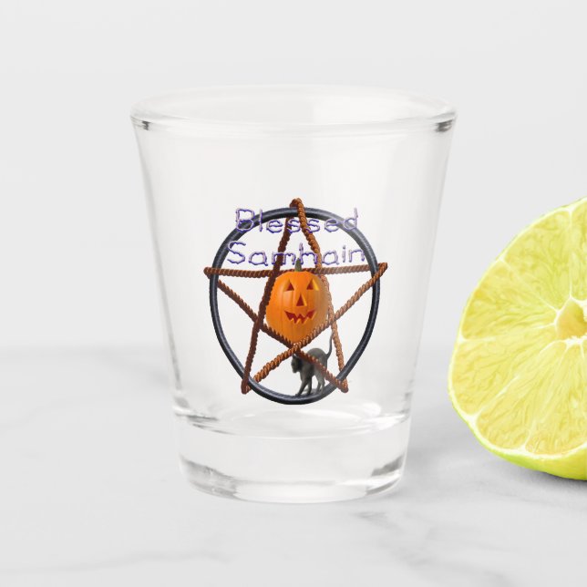 Vaso De Chupito samhain pent (Anverso)
