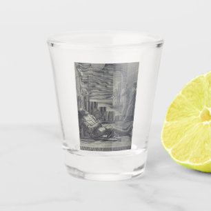 Vaso De Chupito San Alejo de Roma Humildad Sagrada Arte