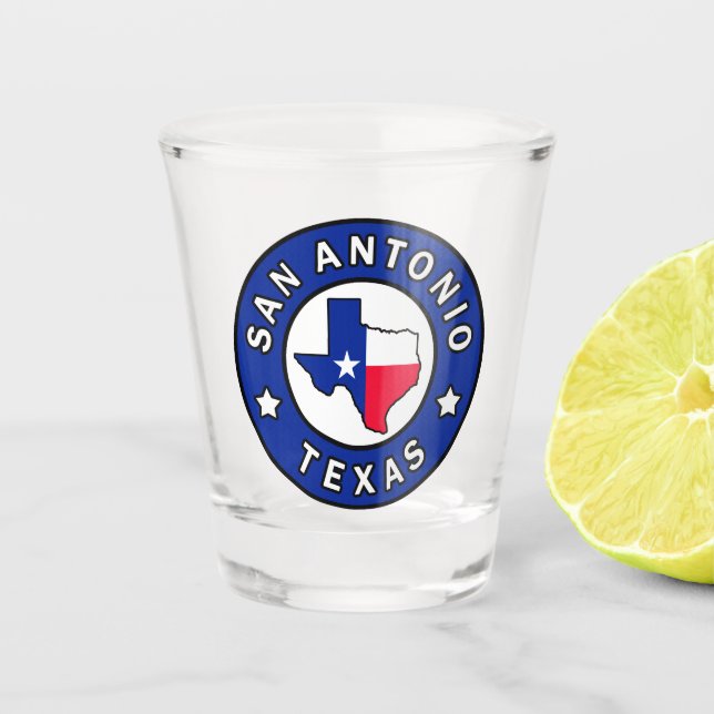 Vaso De Chupito San Antonio Texas (Anverso)