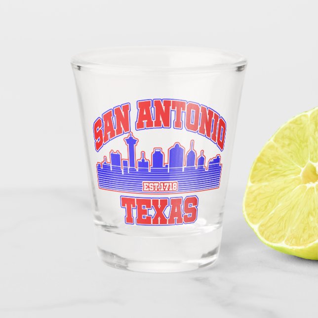 Vaso De Chupito San Antonio, Texas (Anverso)