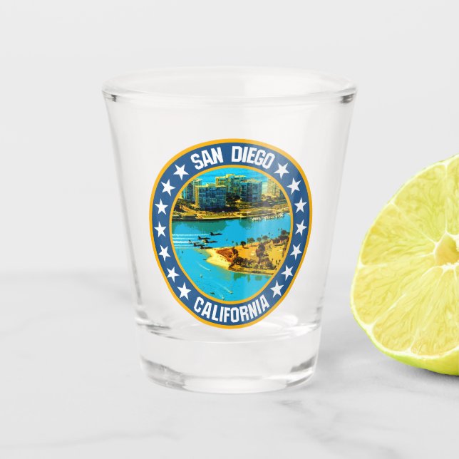Vaso De Chupito San Diego (Anverso)