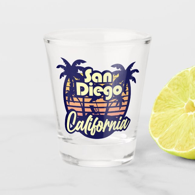 Vaso De Chupito San Diego California (Anverso)