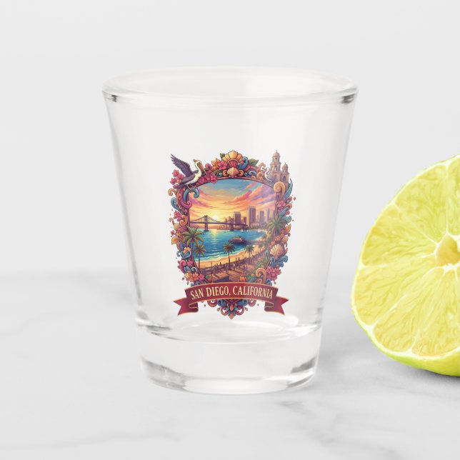 Vaso De Chupito San Diego Coronado  (Anverso)