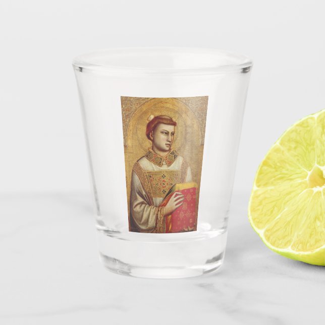 Vaso De Chupito San Esteban por Giotto (Anverso)