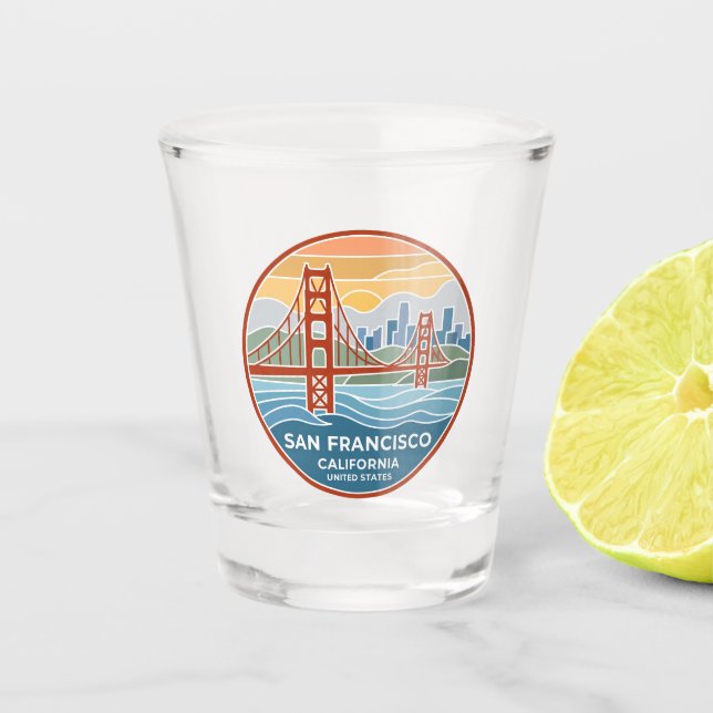 Vaso De Chupito San Francisco California (Anverso)