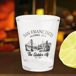 Vaso De Chupito San Francisco California Golden Gate 