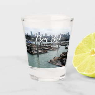 Vaso De Chupito San Francisco y leones marinos del Pier 39 en el h