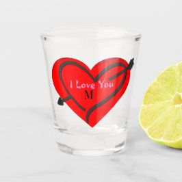 Vaso De Chupito San Valentín personalizado Personalizado