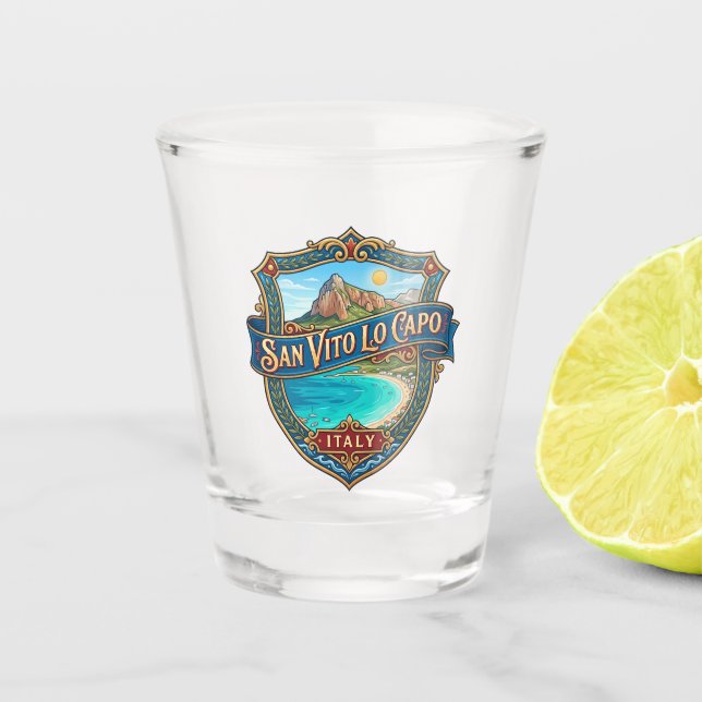 Vaso De Chupito San Vito lo Capo Italia (Anverso)