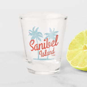 Vaso De Chupito Sanibel Island Florida Gulf Coast Souvenir