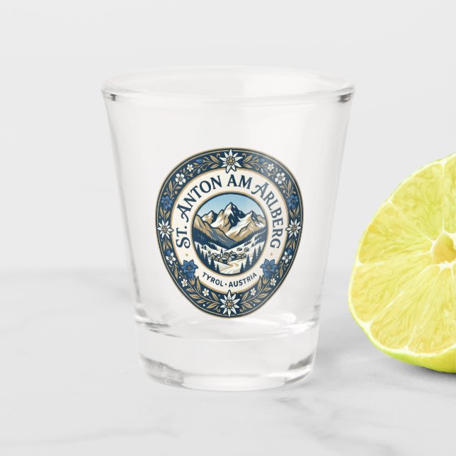 Vaso De Chupito Sankt Anton am Arlberg Austria (Anverso)