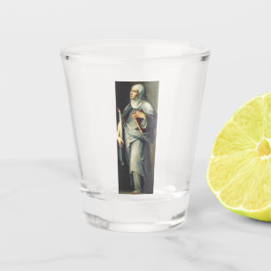 Vaso De Chupito Santa Brígida de Suecia Mística Medieval