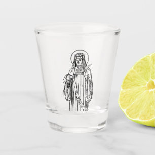 Vaso De Chupito Santa Hildegard de Bingen Médico de la Iglesia