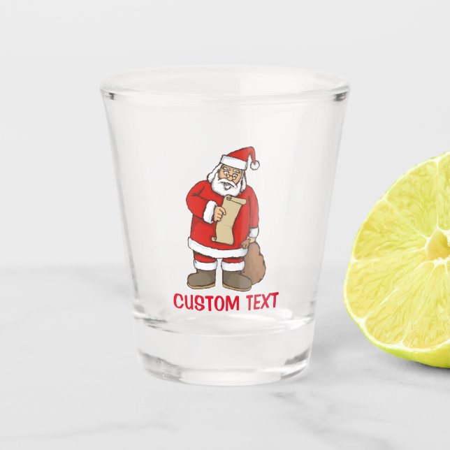 Vaso De Chupito Santa lectura (Anverso)