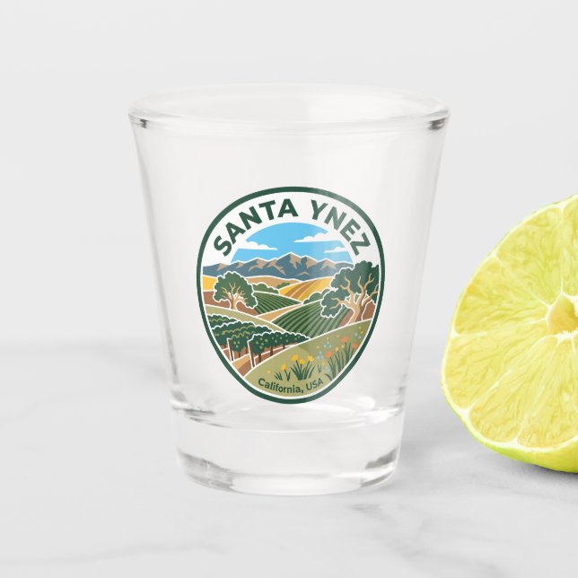 Vaso De Chupito Santa Ynez EE. UU. (Anverso)