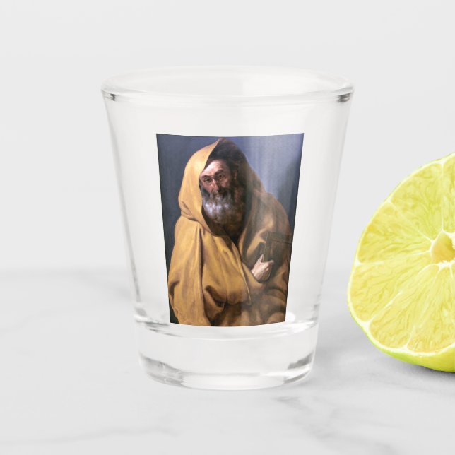 Vaso De Chupito Santiago el Grande por Rubens (Anverso)
