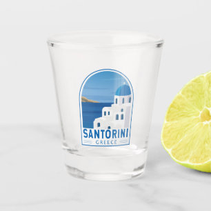 Vaso De Chupito Santorini Grecia Retro Vintage