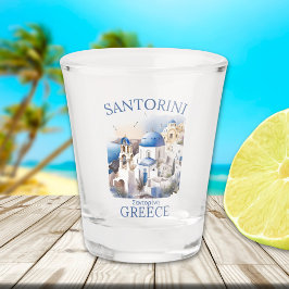 Vaso De Chupito Santorini Greece Beautiful Paradise