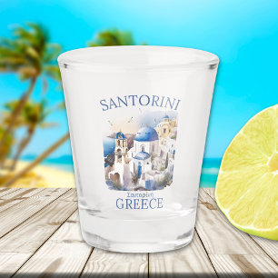 Vaso De Chupito Santorini Greece Beautiful Paradise
