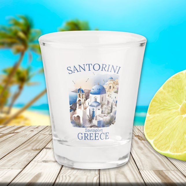 Vaso De Chupito Santorini Greece Beautiful Paradise (Subido por el creador)