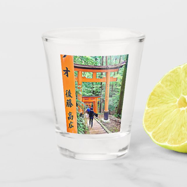 Vaso De Chupito Santuario Fushimi Inari (Anverso)