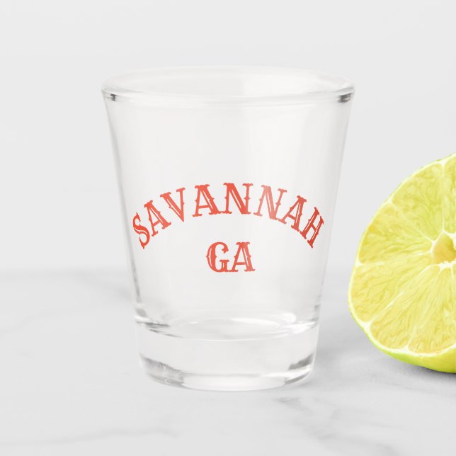 Vaso De Chupito Savannah, Georgia (Anverso)